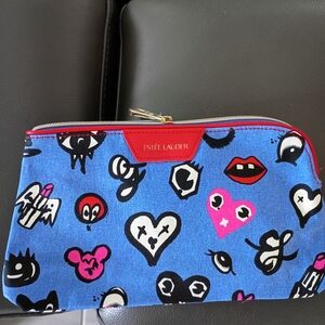 Estée Lauder Blue Cosmetic Pouch